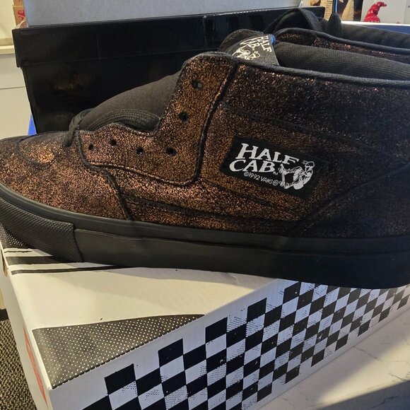 Vans Skate Half Cab Metallic Bronze VN0A2Z34B0Z Men's Size 12 Skate Shoes NEW - Picture 2 of 13
